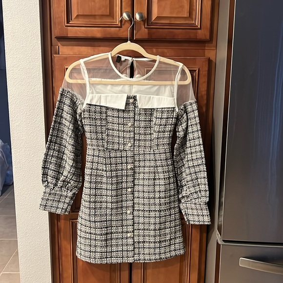 Japanese Style Tweed Dress - Picture 1 of 5
